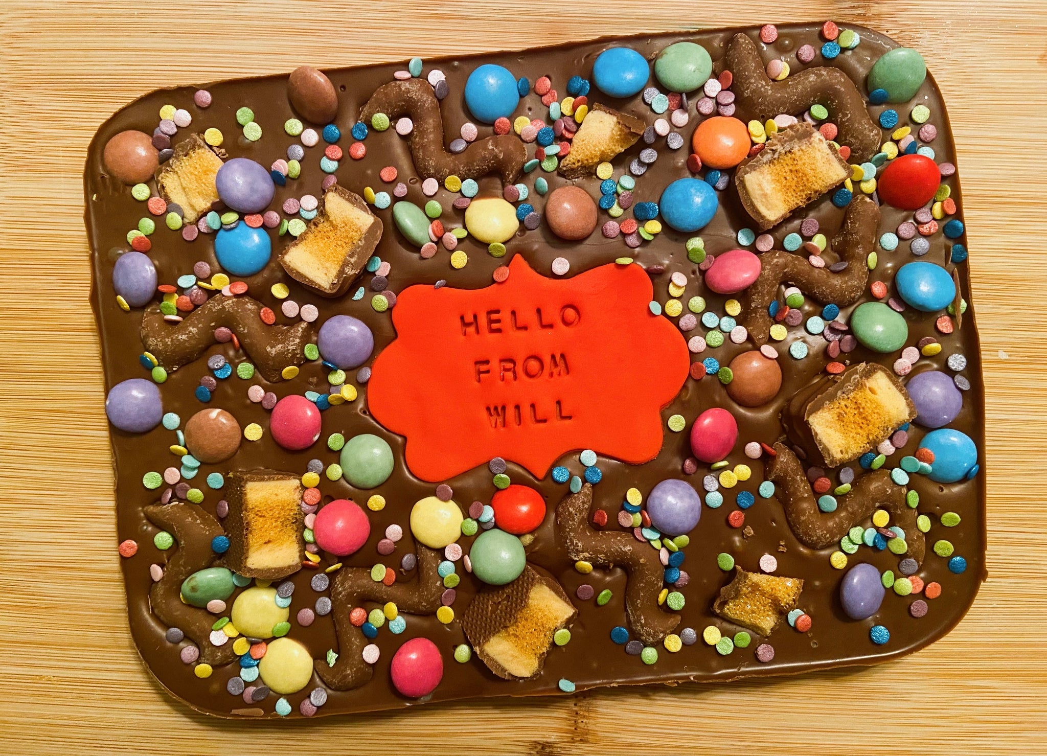 Personalised Giant Chocolate Slab